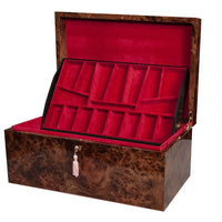 House of Staunton Signature Fitted Coffer Chess Box - Handcrafted in Italy