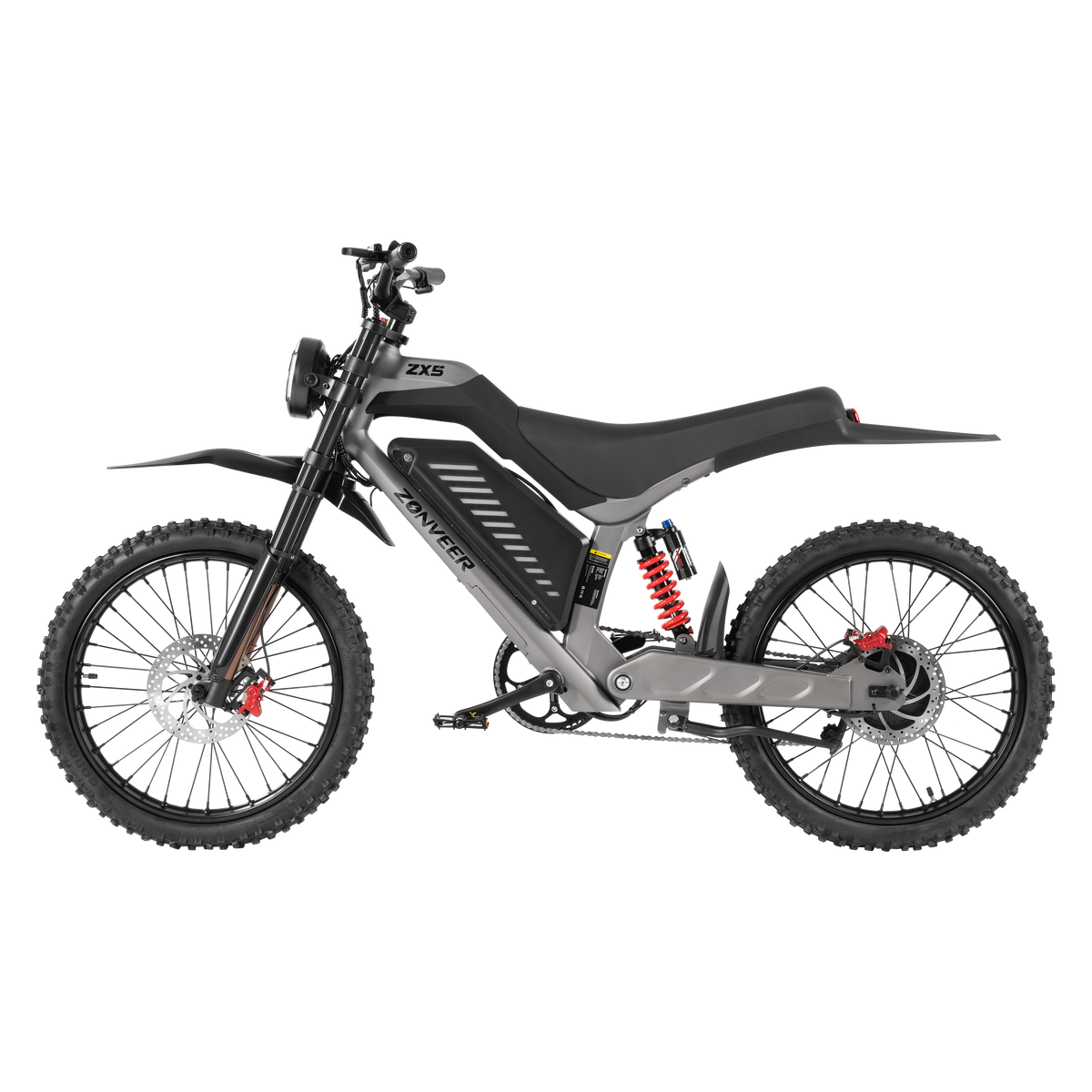 Zonveer ZX5 Electric Dirt Bike - full view hero shot