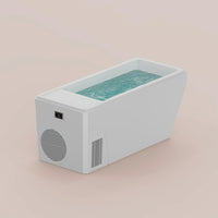 Syochi G3 Acrylic All-in-One Cold Plunge Tub System with 1 HP Chiller - front view
