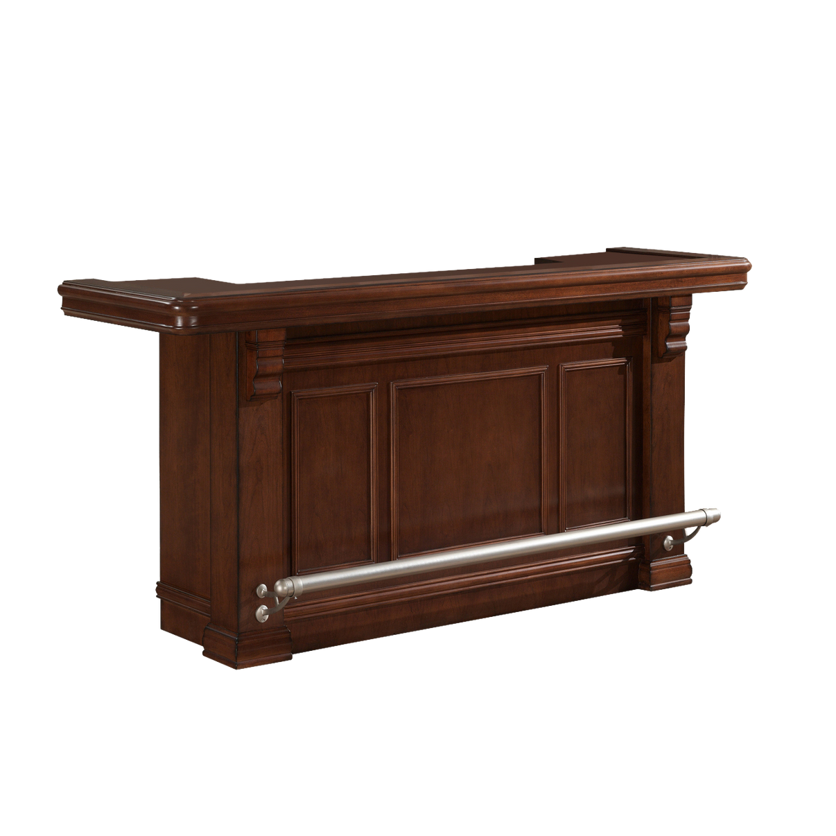 American Heritage Arabella Home Bar in Navajo finish - full front view