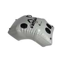 FATSAC C1304 Grey Yamaha Swim-Deck Ballast Sac with black handles and PVC cleats - primary view