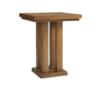 American Heritage Alta Pub Table in Brushed Walnut - Full View