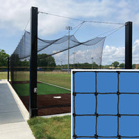 Jaypro All-Star #36 Knotted Nylon Batting Tunnel Net - 55 ft. x 12 ft. x 12 ft.
