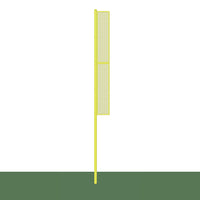 Jaypro Collegiate 20 ft. Foul Poles - Baseball/Softball Semi-Permanent Yellow