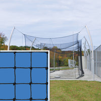 Jaypro Pro Climatized Batting Tunnel Net 55 ft. - #42 High Abrasion-Resistant 2mm Twisted Poly