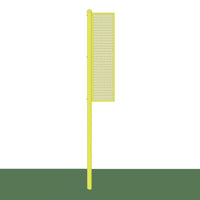 Jaypro Sports Collegiate 12 ft. Foul Poles - Baseball/Softball Semi-Permanent (Yellow)