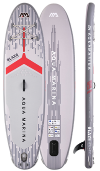 Aqua Marina Blaze Glowing Paddle Board with 7 Color Options - Includes Paddle