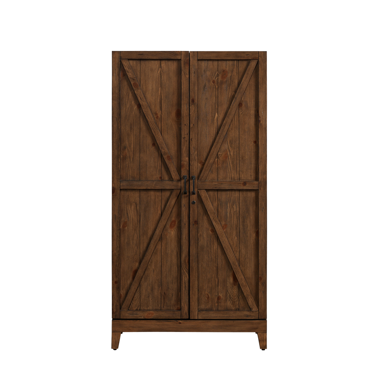 American Heritage Bristol Wine Cabinet in Harvest finish - full view closed