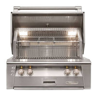 Alfresco ALXE-30 30-inch luxury built-in grill stainless steel