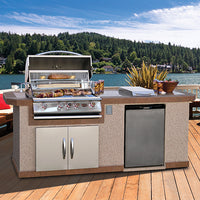 Cal Flame Atlantic Q 801 BBQ Island - Escape Series hero shot