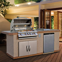 Cal Flame Bel Air Q BBQ Island Escape Series - hero product view