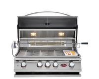 Cal Flame P Series P4 4-Burner Built-In Gas Grill - LP front view