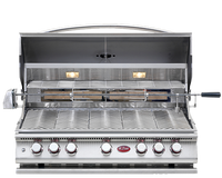 Cal Flame P5 5-Burner Built-In Gas Grill - Front View
