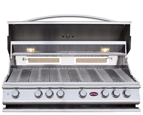 Cal Flame P Series P6 6-Burner Built-In Convection Grill - Polished Stainless Steel
