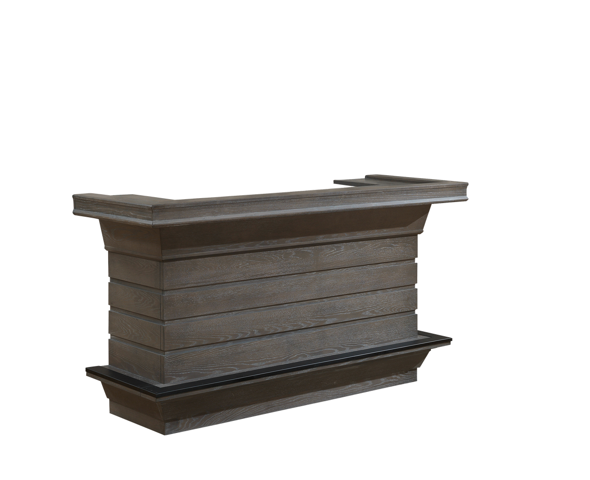 American Heritage Caliente Home Bar in Glacier finish - full front view