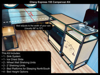 Van Furniture Kit | Chevy Express 155 GMC Savana | Campervan DIY