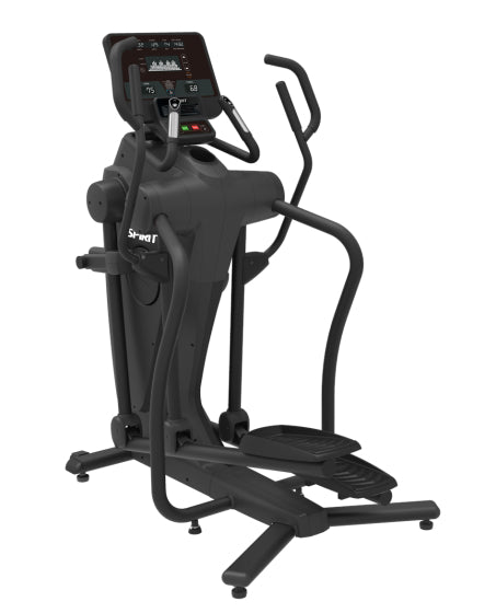 Spirit CES880 Suspension Elliptical - full view, commercial front-drive elliptical