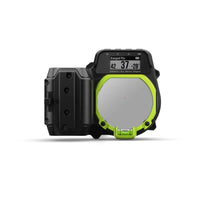 Garmin Xero A1 bow sight front view - auto-ranging digital sight with LED pins