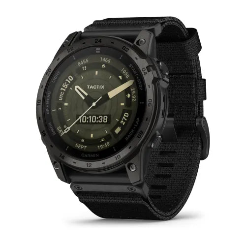 Garmin tactix 7 AMOLED Edition - Front face view showing AMOLED display