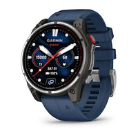 Garmin quatix 8 Pro 47mm AMOLED Marine GPS Smartwatch - front view