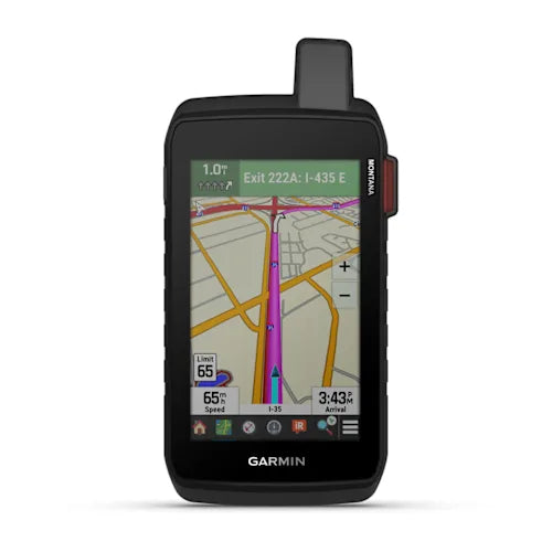 Garmin Montana 710 rugged GPS touchscreen navigator - front view