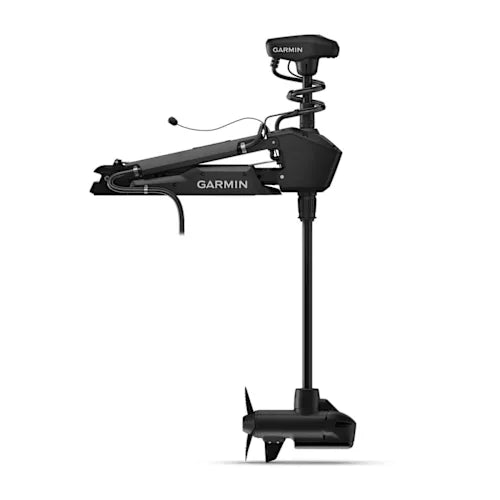 Garmin Force Pro Trolling Motor - front view, black finish