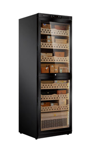 Raching MON3800B dual space cigar humidor cabinet - front view