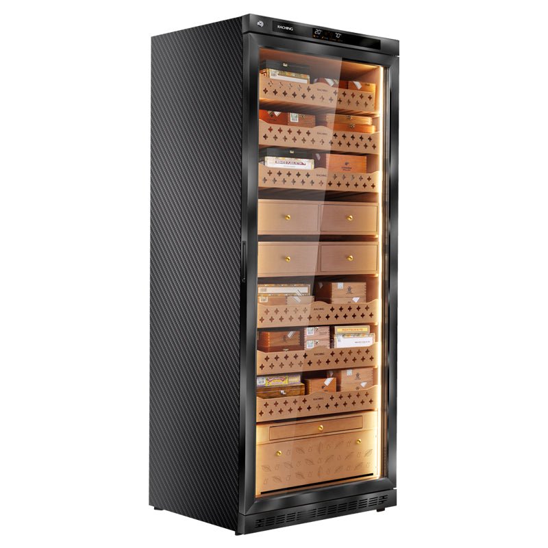Raching MON5800A cigar humidor cabinet display view