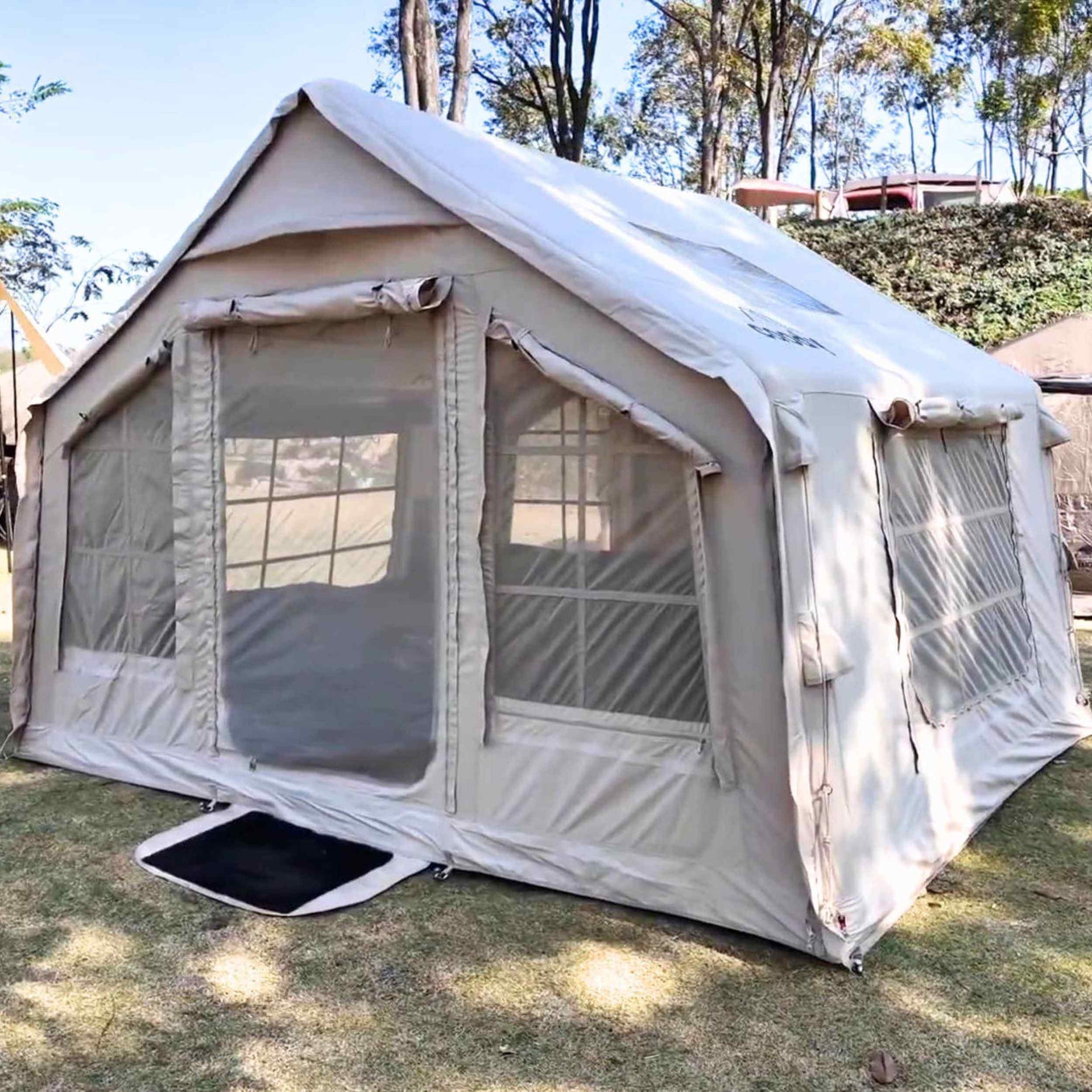 Coody 8.0 Beige Inflatable Tent for Camping (1-4 person)