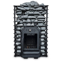 Cozy Heat Quattro Sauna Stove and Sauna Stones
