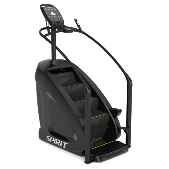 Spirit CSC900 Commercial StairClimber - full view, black finish