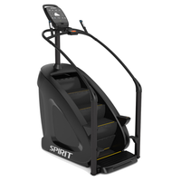 Spirit CSC900 Commercial StairClimber - full view, black finish