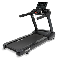 Spirit CT800 Commercial Treadmill - front view showing LED console and running deck