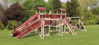 Adventure World Discovery Depot Swing Set Package D48-9 - full playset view