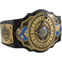 Dominik Mysterio WWE Autographed Intercontinental Championship Replica Title Belt - front view