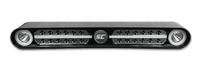 Shadow-Caster Eagle Ray LED Light Bar with Black Housing - front view showing dual optics