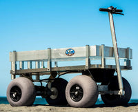 Electric Big Kahuna wagon in use on the beach