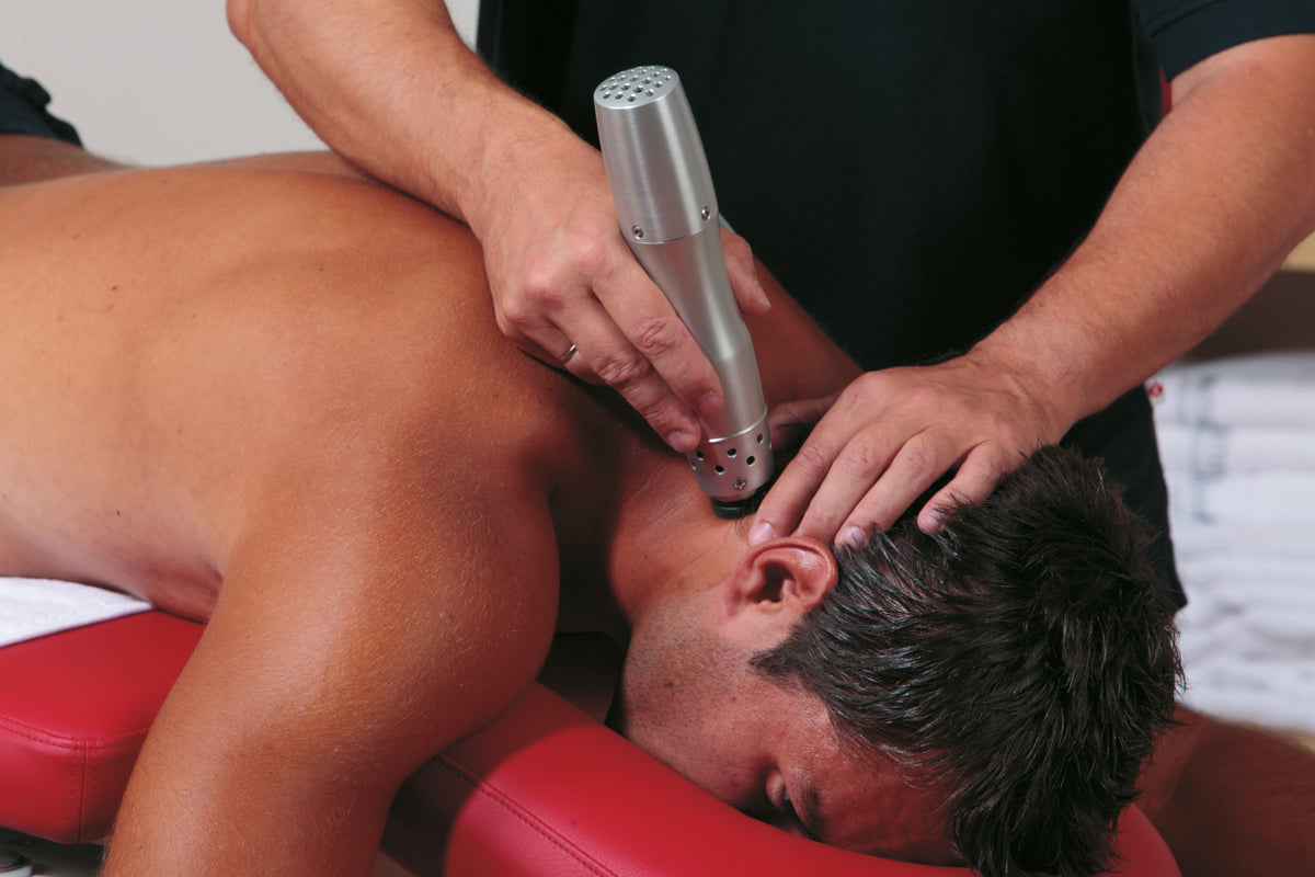Zimmer enPuls 2.0 shockwave therapy device - front view