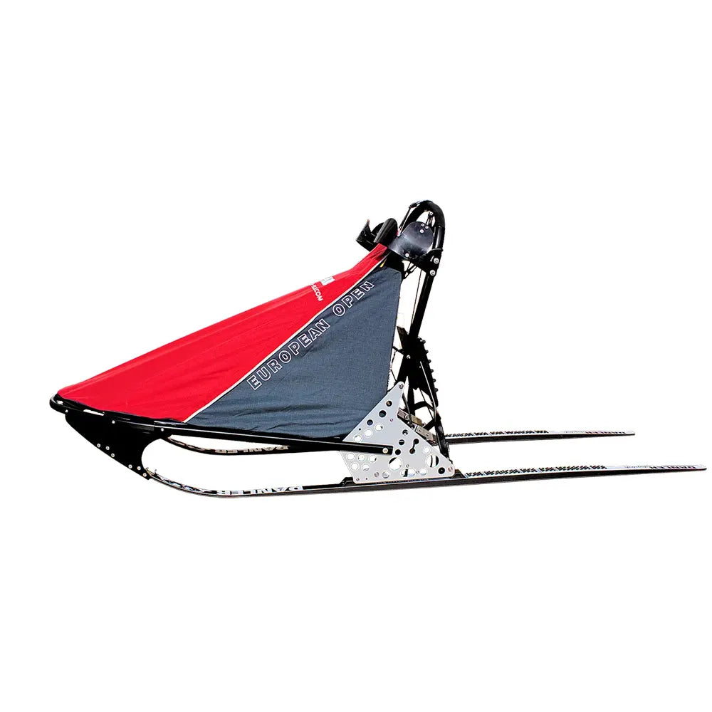 Danler European Open sprint sled - full view of the award-winning sled dog racing sled