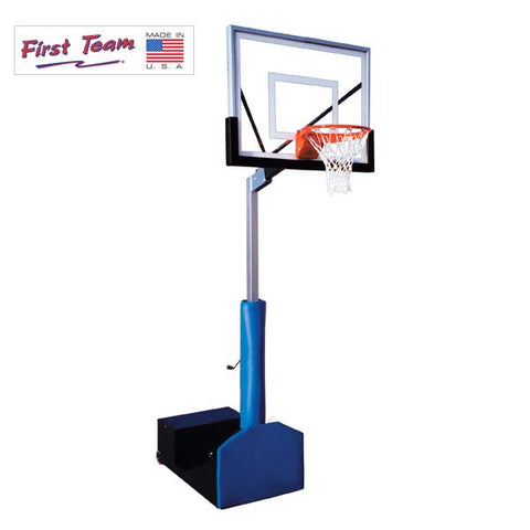 Image of Rampage™ Select 60" Acrylic Portable Basketball Hoop by First Team