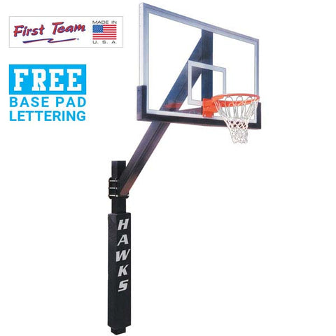 Image of Legend™ Fixed-Height In-Ground Basketball Hoop by First Team