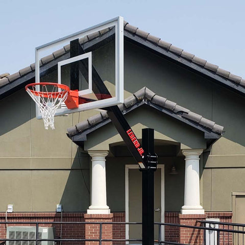 Image of Legend™ Jr. Fixed-Height In-Ground Basketball Hoop by First Team