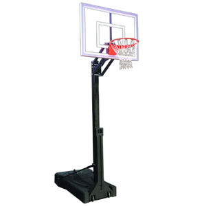 OmniChamp™ Eclipse Smoked Glass Portable Basketball Hoop by First Team