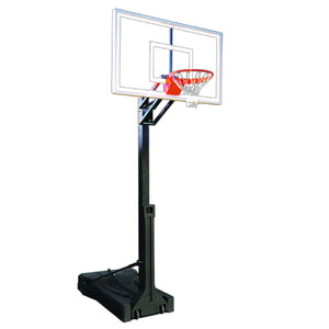 OmniChamp™ Nitro Tempered Glass PortableBasketball Hoop by First Team