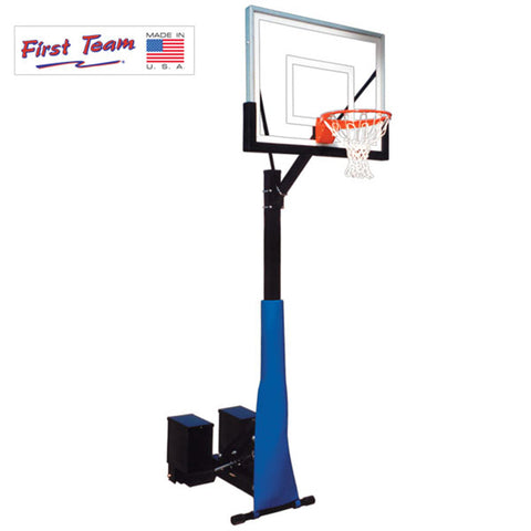 Image of RollaSport™ III 54" Acrylic Portable Basketball Hoop by First Team