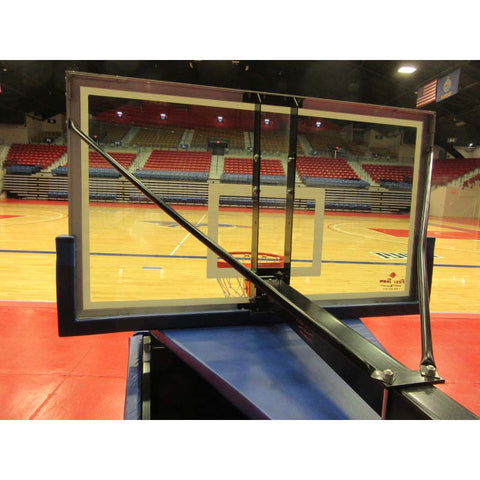 Image of Storm™ Arena 72" Tempered Glass Portable Basketball Hoop by First Team