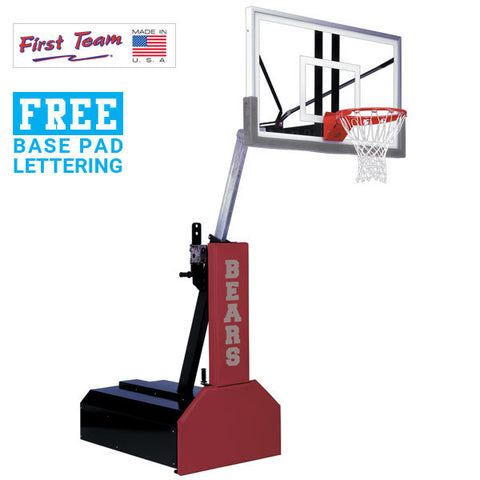 Image of Thunder™ Select 60" Acrylic Portable Basketball Hoop by First Team