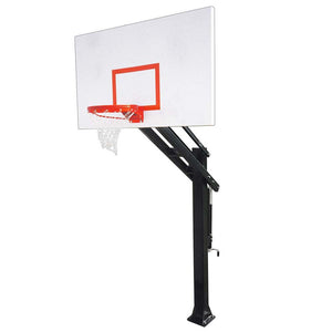 Titan™ Adjustable In-Ground Bolt-Down Basketball Hoop by First Team