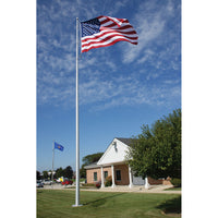 Heavy-Duty Aluminum Flagpole with Internal Rope & Cam Cleat
