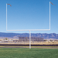 PW Athletic Gooseneck Football Goal Post pair, schedule 40 galvanized steel